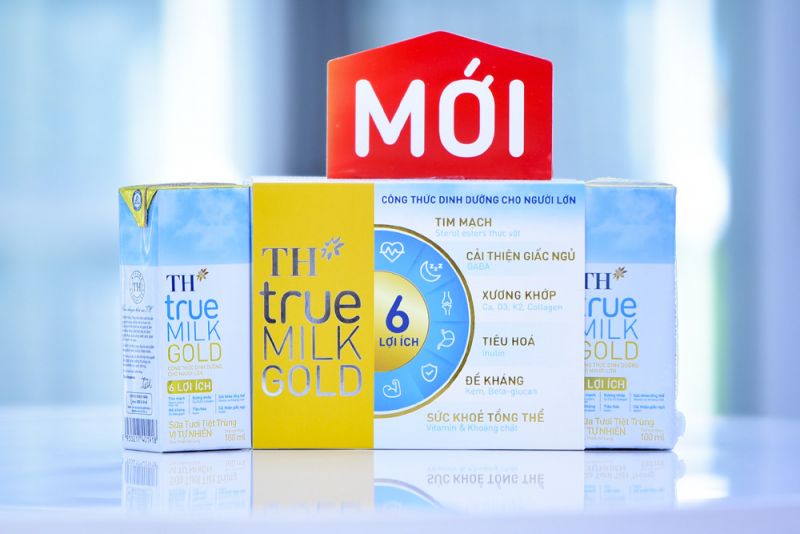 TH true MILK Gold - sản phẩm sữa tươi với công thức dinh dưỡng cho người lớn tuổi