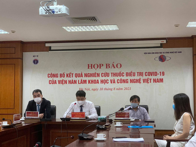 Đại diện Bộ Y tế: Kỳ vọng đưa thuốc điều trị Covid-19 made in Việt Nam vào sử dụng cuối năm 2021 - Ảnh 1. Đại diện Bộ Y tế: Kỳ vọng đưa thuốc điều trị Covid-19 made in Việt Nam vào sử dụng cuối năm 2021 - Ảnh 1.