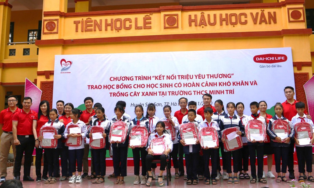 Dai-ichi Life Việt Nam triển khai chương trình ‘Kết nối triệu yêu thương’ tại Hà Nội