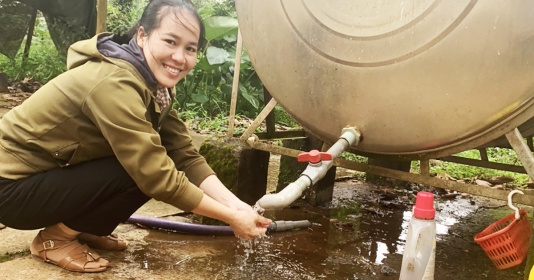 Đắk Lắk: Niềm vui của người dân được vay vốn để cải tạo nguồn nước sạch, vệ sinh môi trường nông thôn