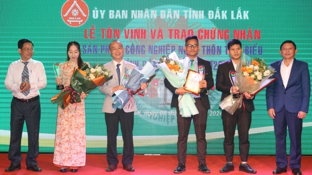 Đắk Lắk tôn vinh 32 sản phẩm thương hiệu công nghiệp nông thôn tiêu biểu cấp tỉnh