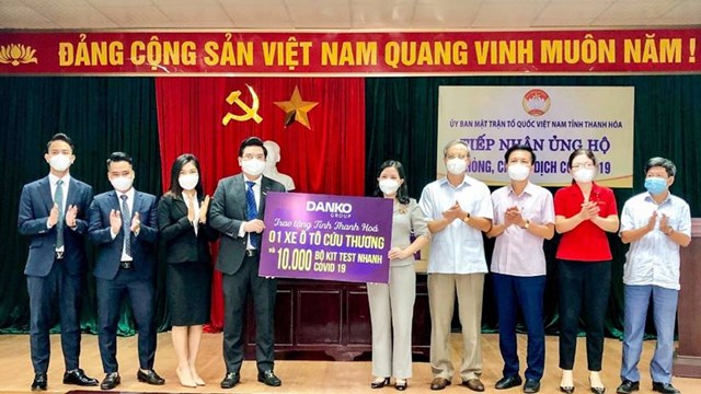 Danko Group chung tay cùng công tác phòng chống dịch tỉnh Thanh Hóa