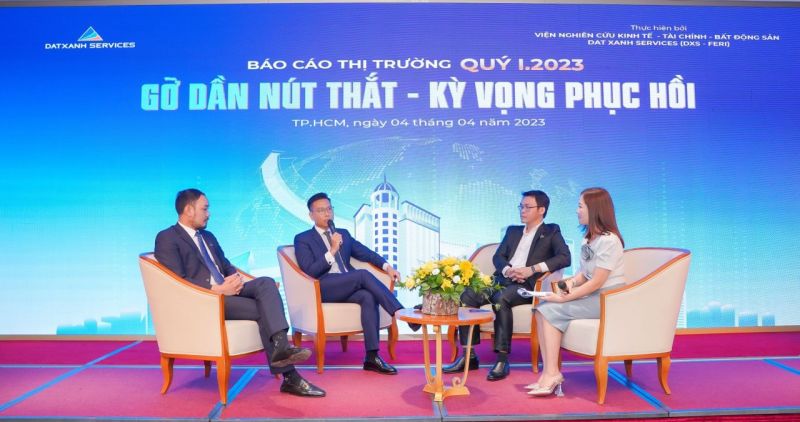 Viện nghiên cứu Kinh tế - Tài chính – Bất động sản Dat Xanh Services (FERI) tổ chức buổi công bố “Báo cáo thị trường bất động sản quý I/2023”