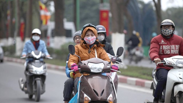 Đầu tuần, Hà Nội sáng và đêm trời rét, chiều hửng nắng