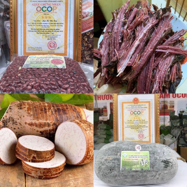 Thịt lợn khô, Khoai Sọ Phình Nhừ, Bí xanh Tìa Dình, Lạc đỏ Na Son - Hợp tác xã Nông nghiệp CCO Điện Biên Đông Thịt lợn khô, Khoai Sọ Phình Nhừ, Bí xanh Tìa Dình, Lạc đỏ Na Son - Hợp tác xã Nông nghiệp CCO Điện Biên Đông