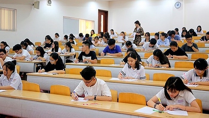 Thí sinh dự kỳ thi đánh giá năng lực.