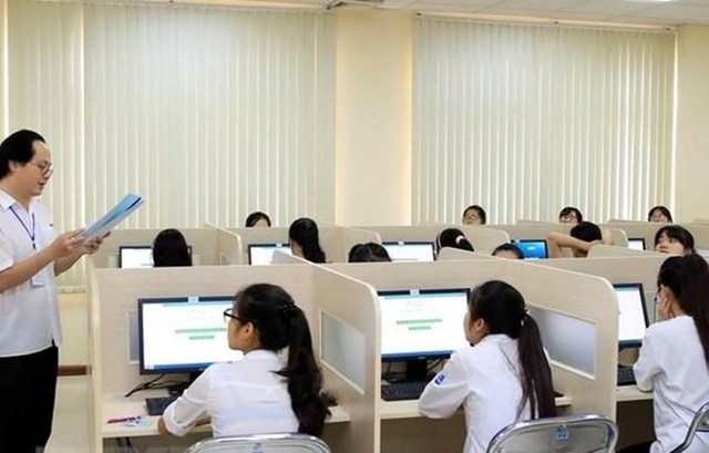Thí sinh dự thi vào HSA của ĐHQG Hà Nội - Ảnh: VGP/Nhật Nam.