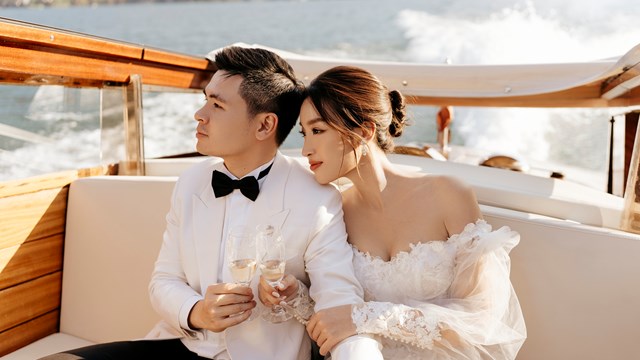 Đỗ Mỹ Linh tung hình cưới, tiết lộ thời điểm lên xe hoa với Chủ tịch CLB Hà Nội