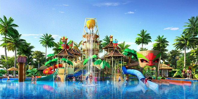 Công viên nước The Tropicana - một trong những tiện ích nổi bật tại NovaWorld Ho Tram