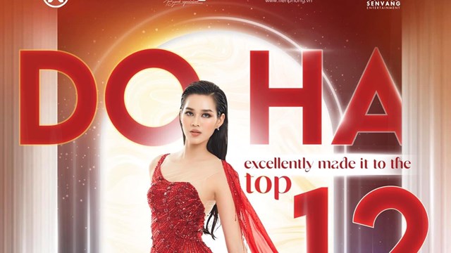 Đỗ Thị Hà nối tiếp Lương Thùy Linh lọt top 12 chung kết Miss World 2021