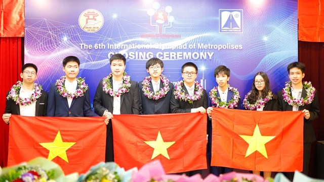 Đoàn học sinh Việt Nam đoạt giải cao tại Kỳ thi IOM lần thứ 6