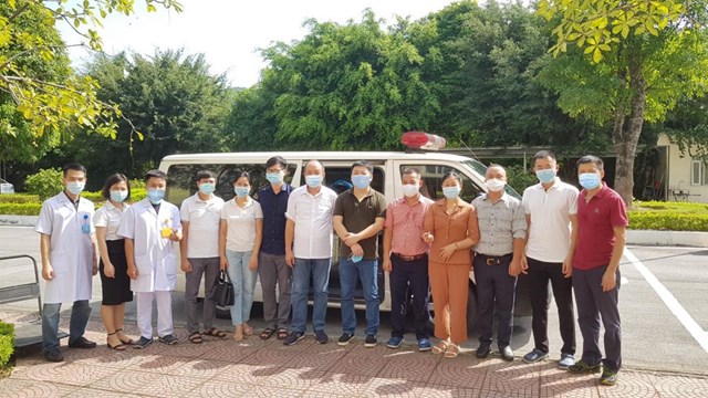 Đoàn y bác sĩ BV Sản nhi Quảng Ninh lên đường chi viện TP Hồ Chí Minh