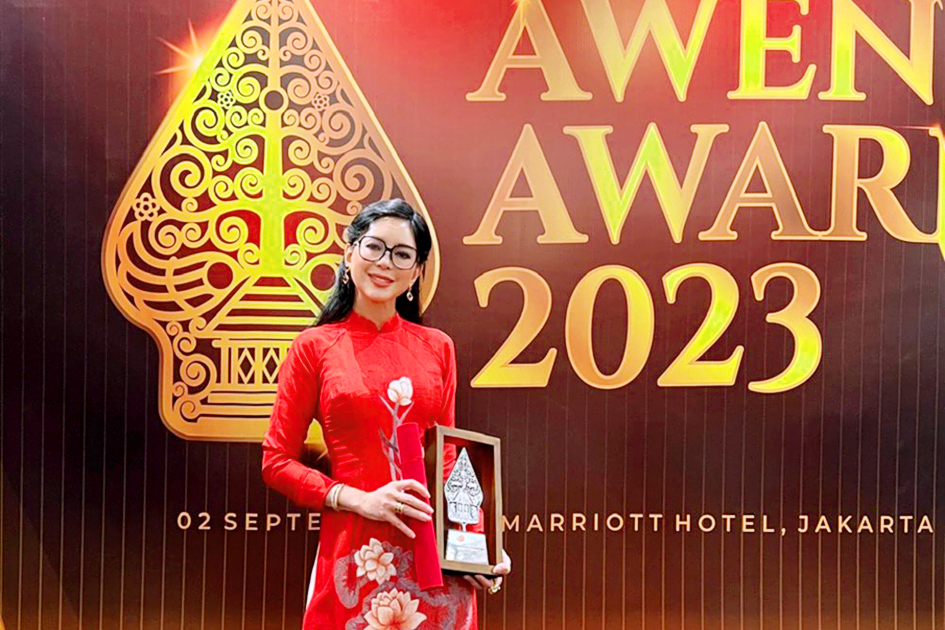 Bà Lê Hồng Thuỷ Tiên được vinh danh Nữ doanh nhân ASEAN 2023