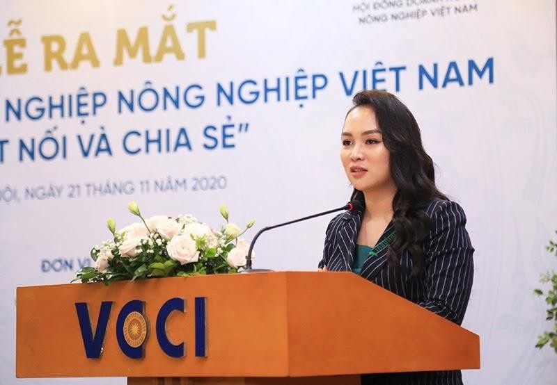 Bà Nguyễn Thị Diễm Hằng được bổ nhiệm giữ chức vụ Phó chủ tịch Hội đồng Doanh nghiệp Nông nghiệp Việt Nam