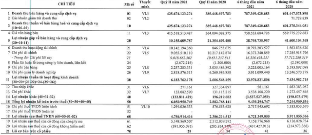 Doanh thu tài chính tăng mạnh, FLC Stone (AMD) báo lãi quý 2 gấp đôi cùng kỳ, 6 tháng hoàn thành 31% kế hoạch năm - Ảnh 1.