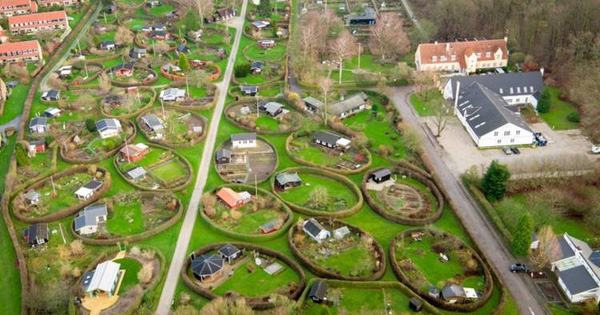 Độc đáo khu đô thị hình tròn tuyệt đẹp tại Đan Mạch 