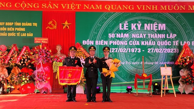 Đồn Biên phòng Cửa khẩu Quốc tế Lao Bảo kỷ niệm 50 năm thành lập