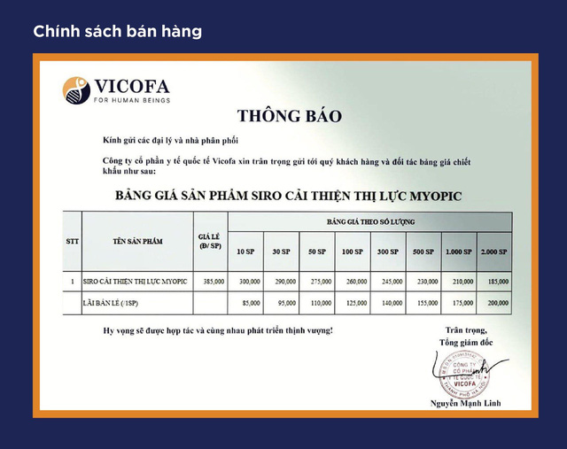 Dược phẩm Vicofa tham vọng đưa Myopic phủ sóng toàn quốc - Ảnh 1.