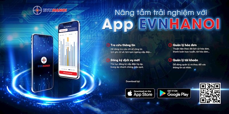 EVNHANOI ra mắt ứng dụng theo dõi chỉ số điện năng 