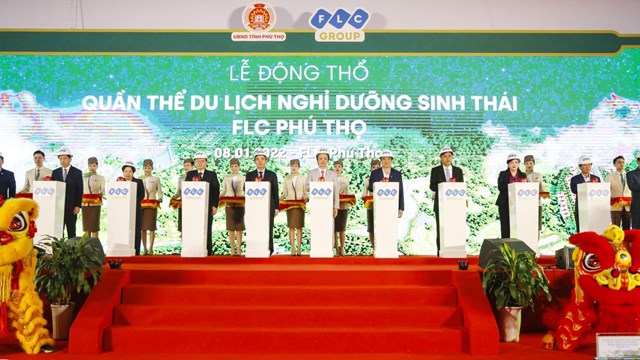 FLC khởi công quần thể nghỉ dưỡng sinh thái 5 sao tại Phú Thọ