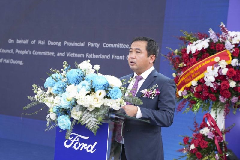 Bí thư Tỉnh ủy Hải Dương Trần Đức Thắng đánh giá cao những đóng góp của Ford Việt Nam.
