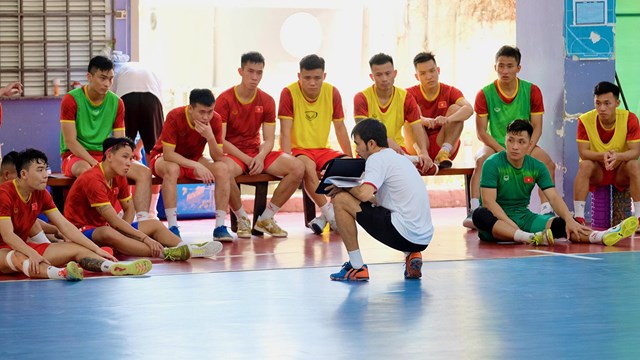 Futsal Việt Nam quyết tâm có vàng