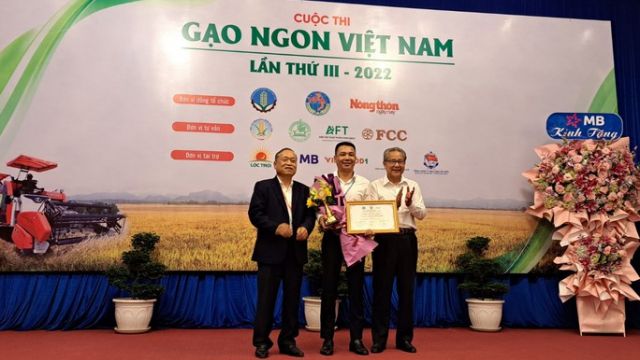 Gạo TBR39 của Công ty CP Tập đoàn ThaiBinh Seed đạt giải nhất cuộc thi “Gạo ngon Việt Nam” năm 2022 