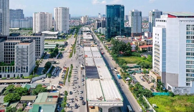 Các dự án khu vực đường vành đai 3 có giá chào bán từ 40 - 75 triệu đồng/m² 