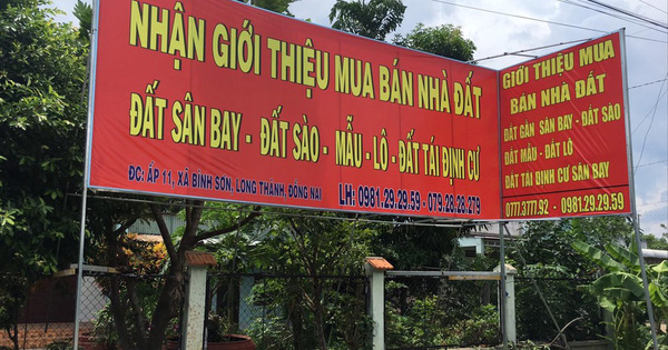 Giá đất ăn theo tiến độ sân bay Long Thành