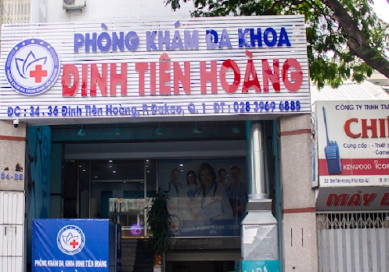 Phòng khám đa khoa Đinh Tiên Hoàng tại địa chỉ số 34-36 Đinh Tiên Hoàng, phường Đa Kao, Quận 1 có dấu hiệu “vẽ bệnh, moi tiền”.