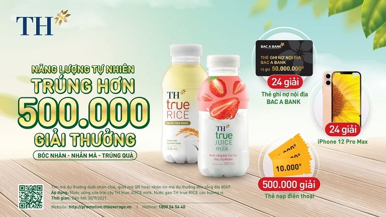 Giải nhiệt mùa hè cùng “cơn lốc” hơn 500.000 quà tăng “cực chất” từ TH 