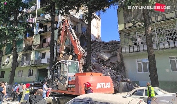 Gruzia: Sập tòa nhà dân cư tại Batumi khiến nhiều người bị thương