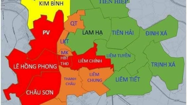 Hà Nam: Giảm 50% quy mô giãn cách TP Phủ Lý