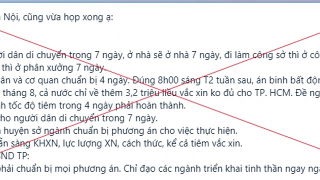 Hà Nội bác thông tin 'không cho người dân di chuyển trong 7 ngày'