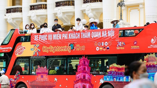 Hà Nội: Dịp nghỉ Lễ 2-9, du khách được đi miễn phí vé xe buýt 2 tầng 