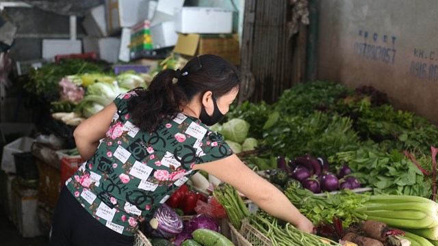 Hà Nội: Giá rau xanh tăng 'phi mã' do mưa kéo dài