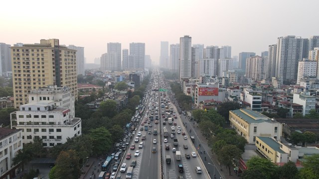 Hà Nội: Phân luồng đường Vành đai 3 để lắp cáp quang đến hết ngày 10/5