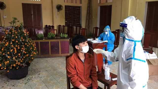 Hải Dương: Một sinh viên tham gia chống dịch ở miền Nam dương tính với SARS-CoV-2