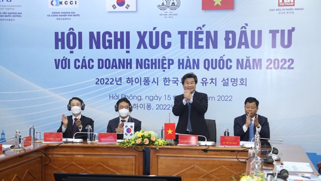 Hải Phòng: Hội nghị xúc tiến đầu tư với doanh nghiệp Hàn Quốc