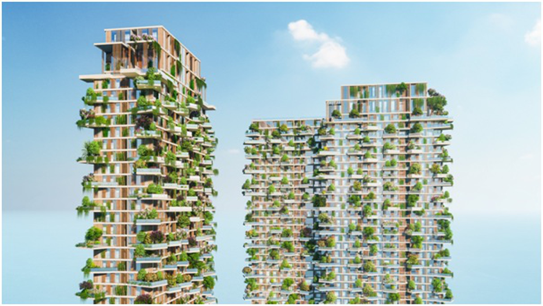 Hàng loạt báo quốc tế viết về tòa tháp xanh Ecopark