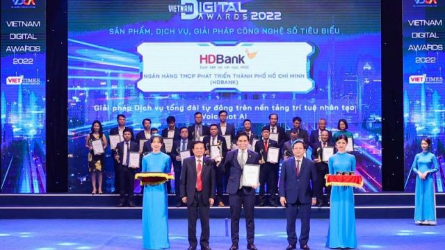 HDBank đạt giải thưởng Chuyển đổi số Việt Nam 2022