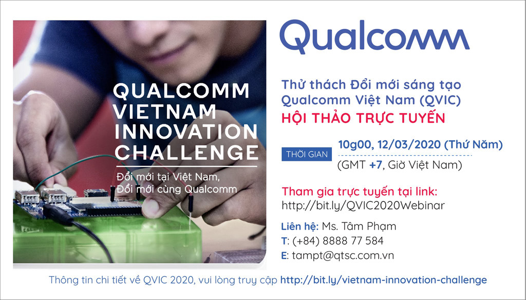 Hiện thực hóa công nghệ tương lai qua cuộc thi 'Qualcomn Vietnam Innovation Challenge' 