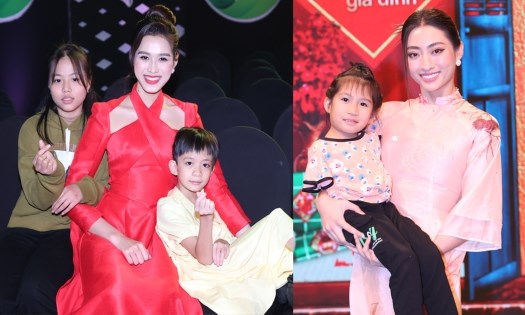Hoa hậu Lương Thuỳ Linh, Đỗ Hà nhận nuôi 2 em nhỏ khuyết tật