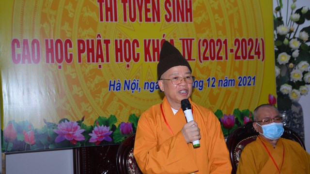 Học viện Phật giáo Việt Nam tại Hà Nội thi tuyển sinh cao học Phật học khóa IV