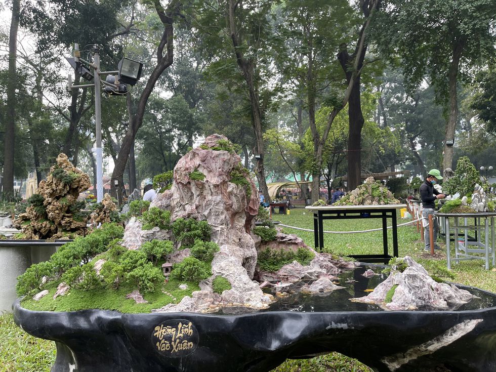 Hội hoa xuân chưa khai mạc, người Sài Gòn xúng xính áo dài đến chụp ảnh Tết - ảnh 7