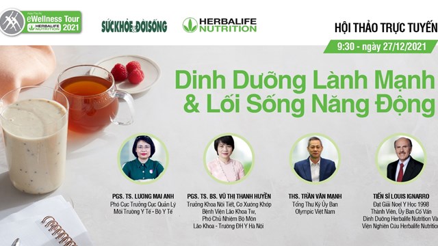 Hội thảo Hành trình sức khỏe của Herbalife Việt Nam: Dinh dưỡng, vận động và Nitric Oxide