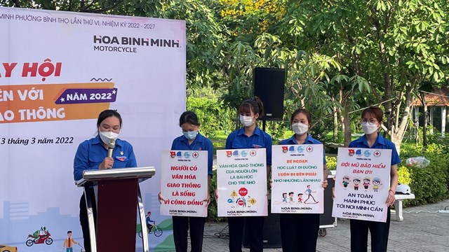 Hơn 1.000 người tham gia Ngày hội 'Thanh niên với văn hóa giao thông'