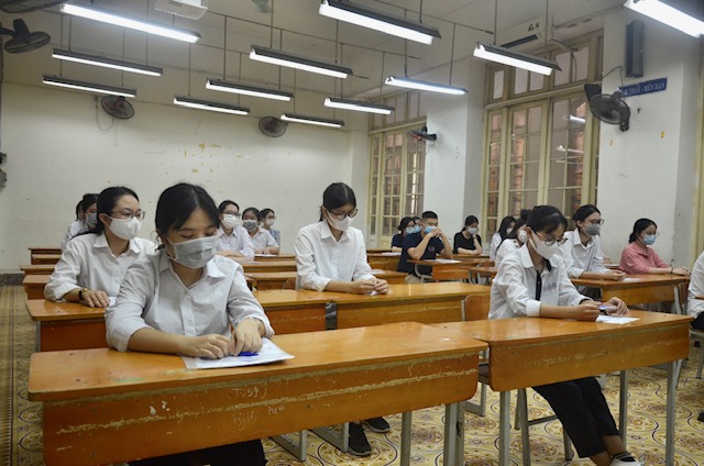 Hơn 97% thí sinh làm thủ tục dự thi đợt 1 tốt nghiệp THPT