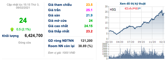 Hưởng lợi giá nguyên liệu: Nhóm thép HPG, HSG, POM, NKG… tăng trưởng vượt mọi thời đại, tiếp tục chào đón năm 2021 đầy hứa hẹn - Ảnh 1.