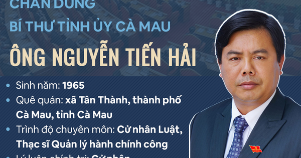 Infographic: Chân dung Bí thư Tỉnh ủy Cà Mau Nguyễn Tiến Hải